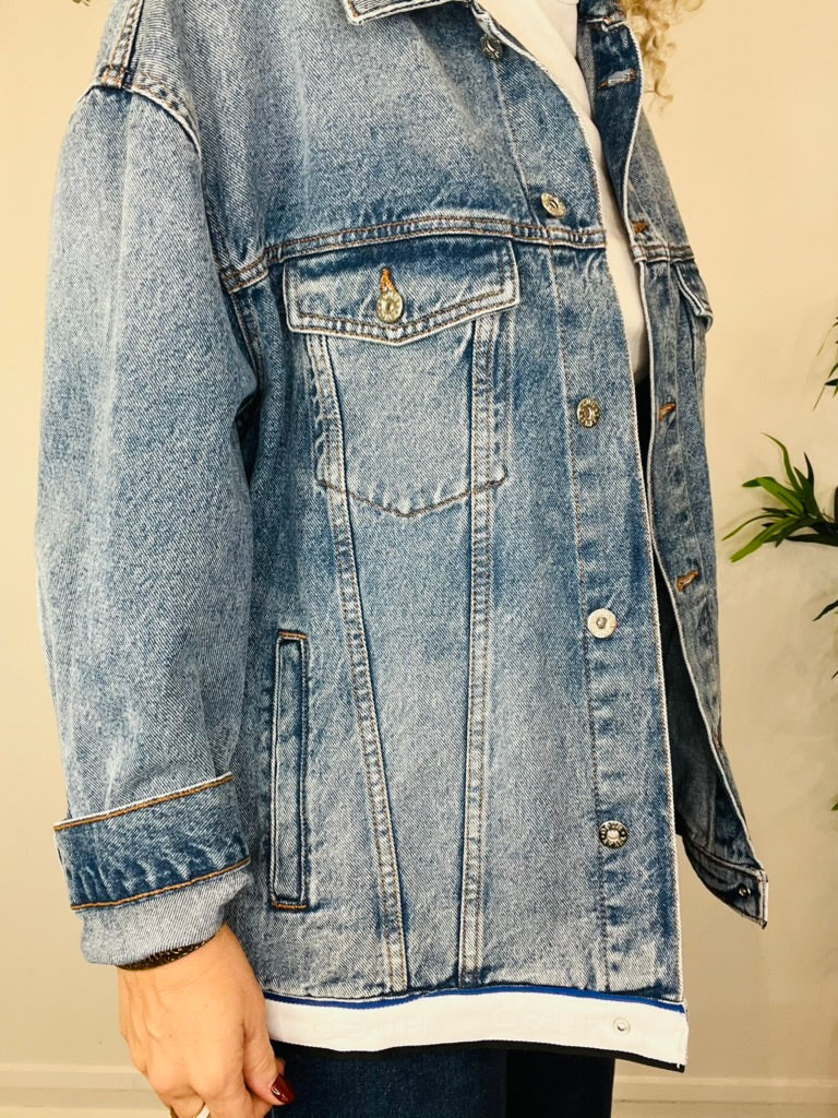 Oversized Denim Jacket - Size M