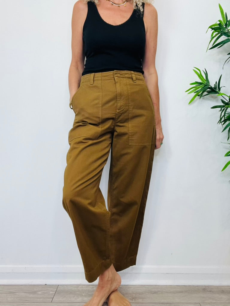 Barrel Leg Trousers - Multiple Sizes