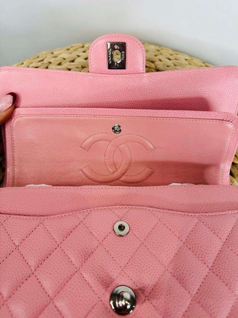 Medium Chanel Caviar Leather Double Flap Bag