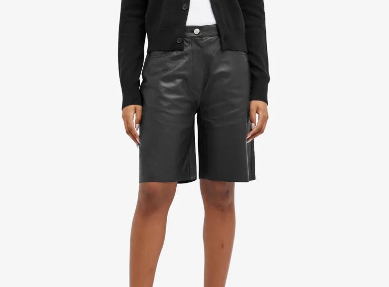 Leather Shorts - Size S