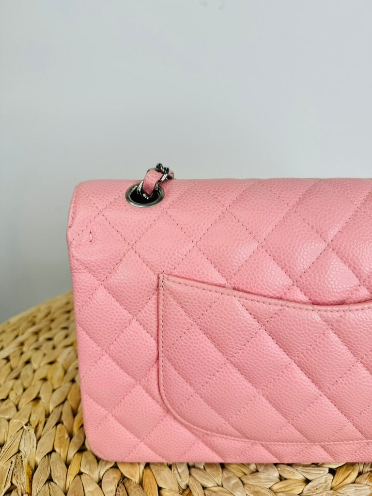 Medium Chanel Caviar Leather Double Flap Bag