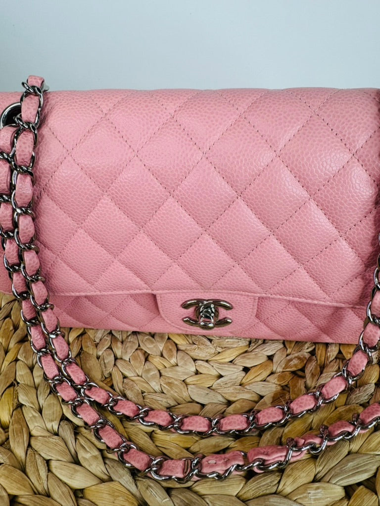 Medium Chanel Caviar Leather Double Flap Bag
