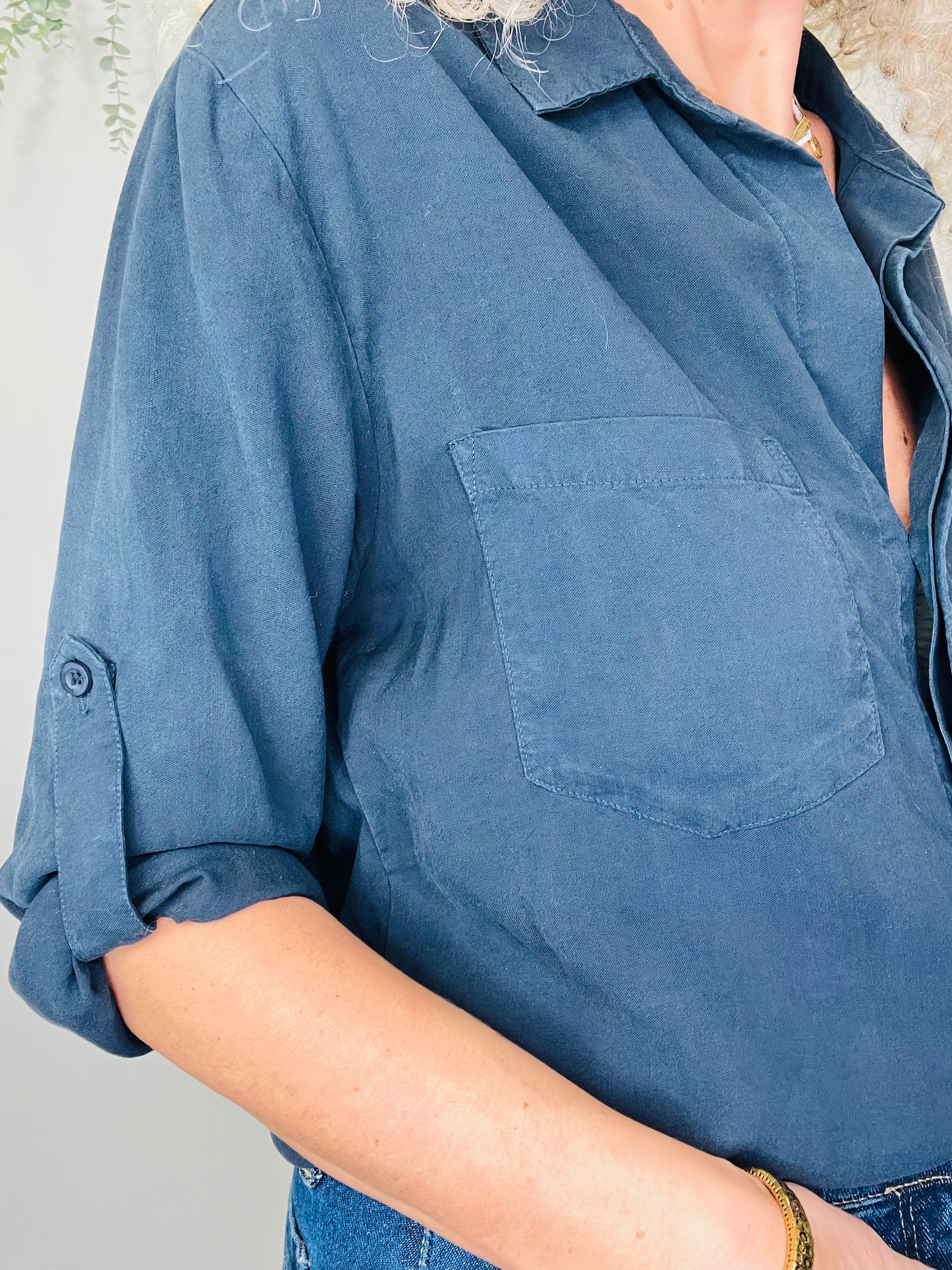 Navy Shirt - Size M