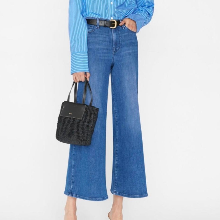 Le Palazzo Crop Jeans - Size 25