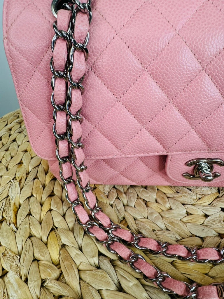 Medium Chanel Caviar Leather Double Flap Bag