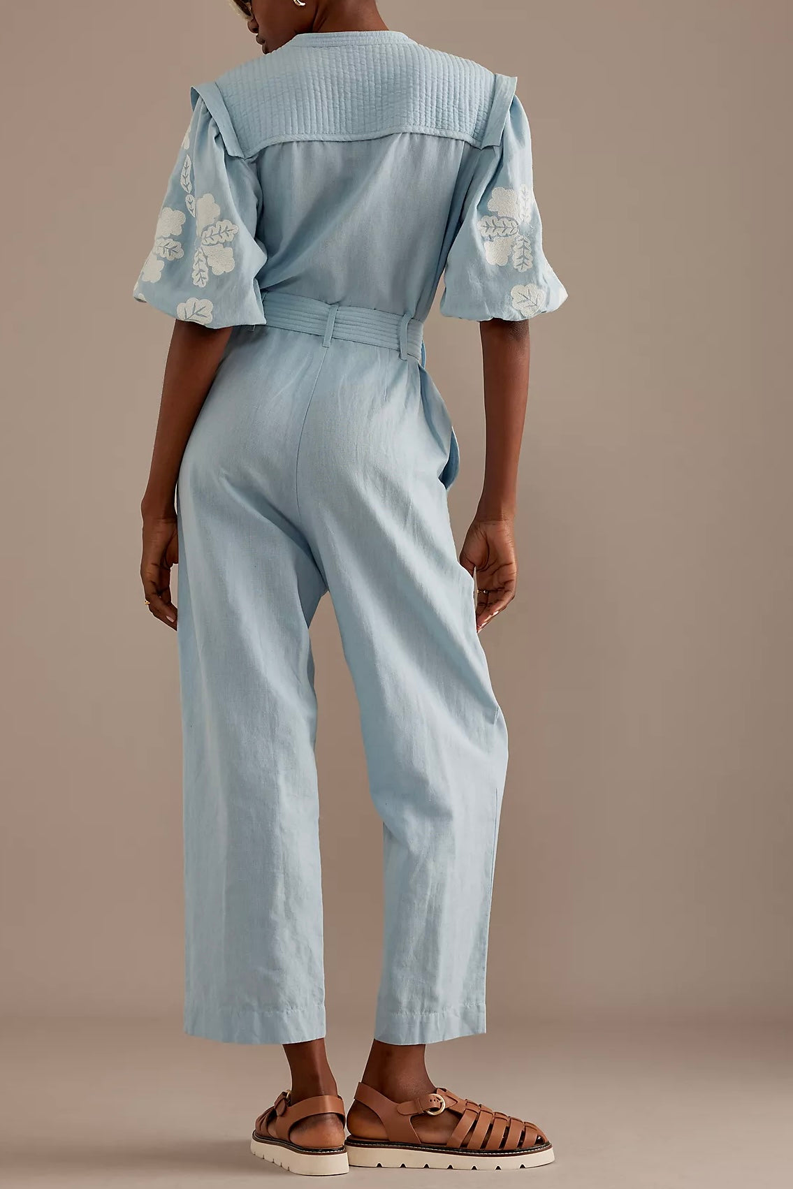 Embroidered Jumpsuit - Size 34