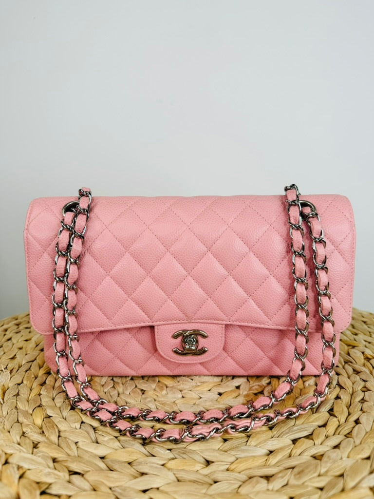 Medium Chanel Caviar Leather Double Flap Bag