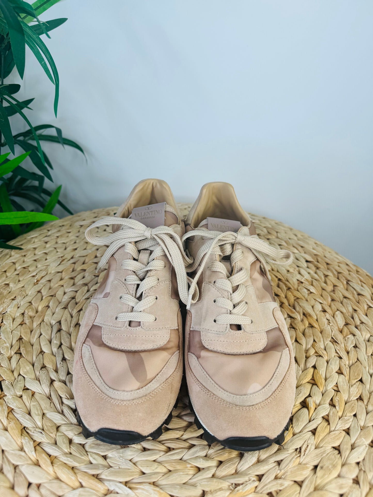 Rockstud Suede Trainers - Size 40