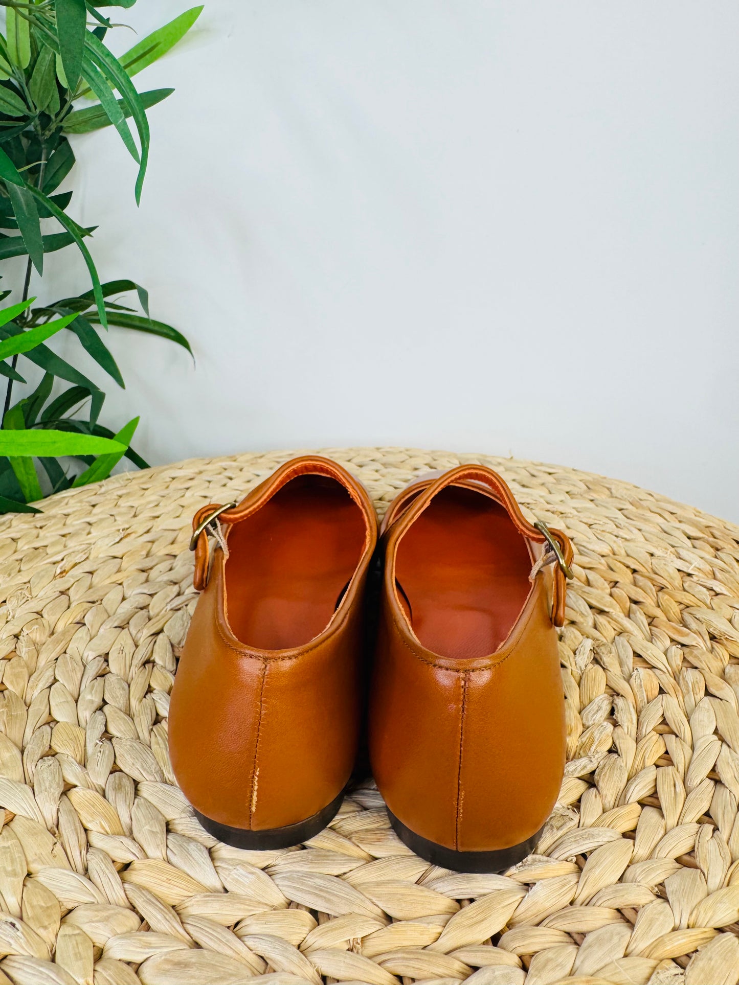 Fay Leather Mary Janes - Size 38