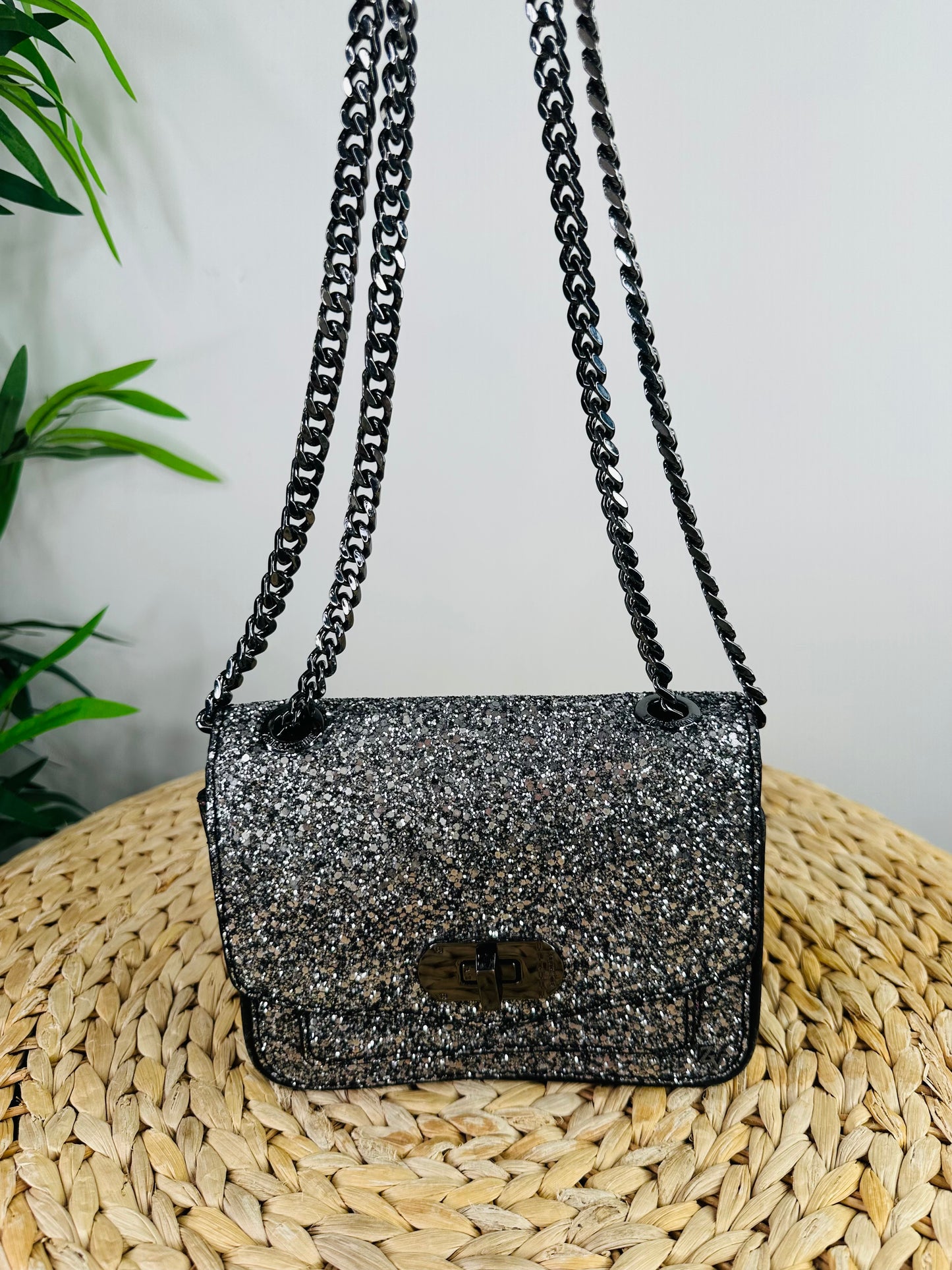 Glitter Crossbody Bag