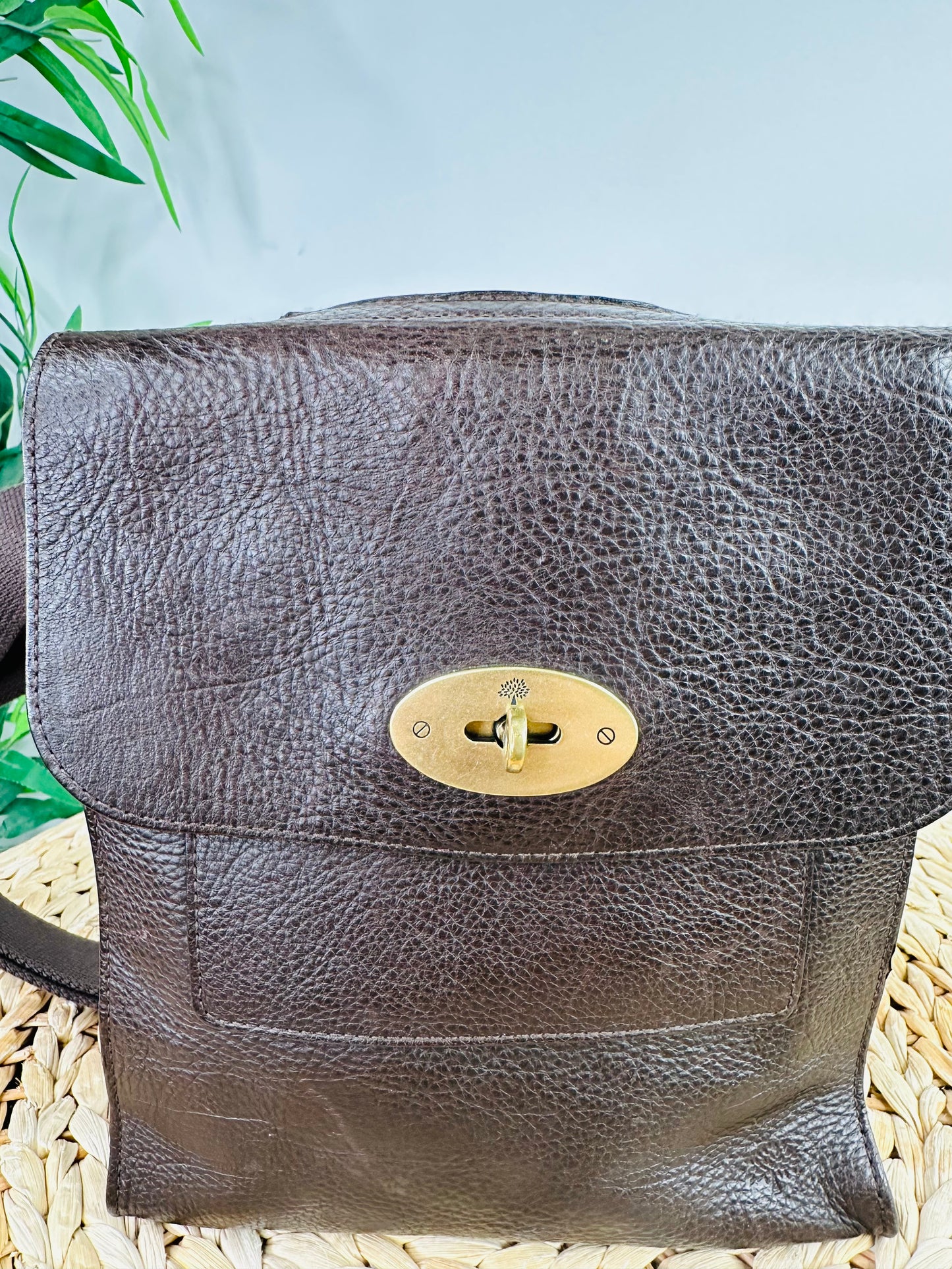 Leather Messenger Bag