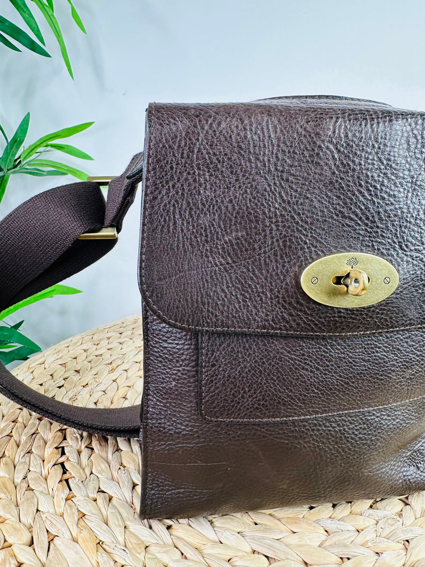 Leather Messenger Bag