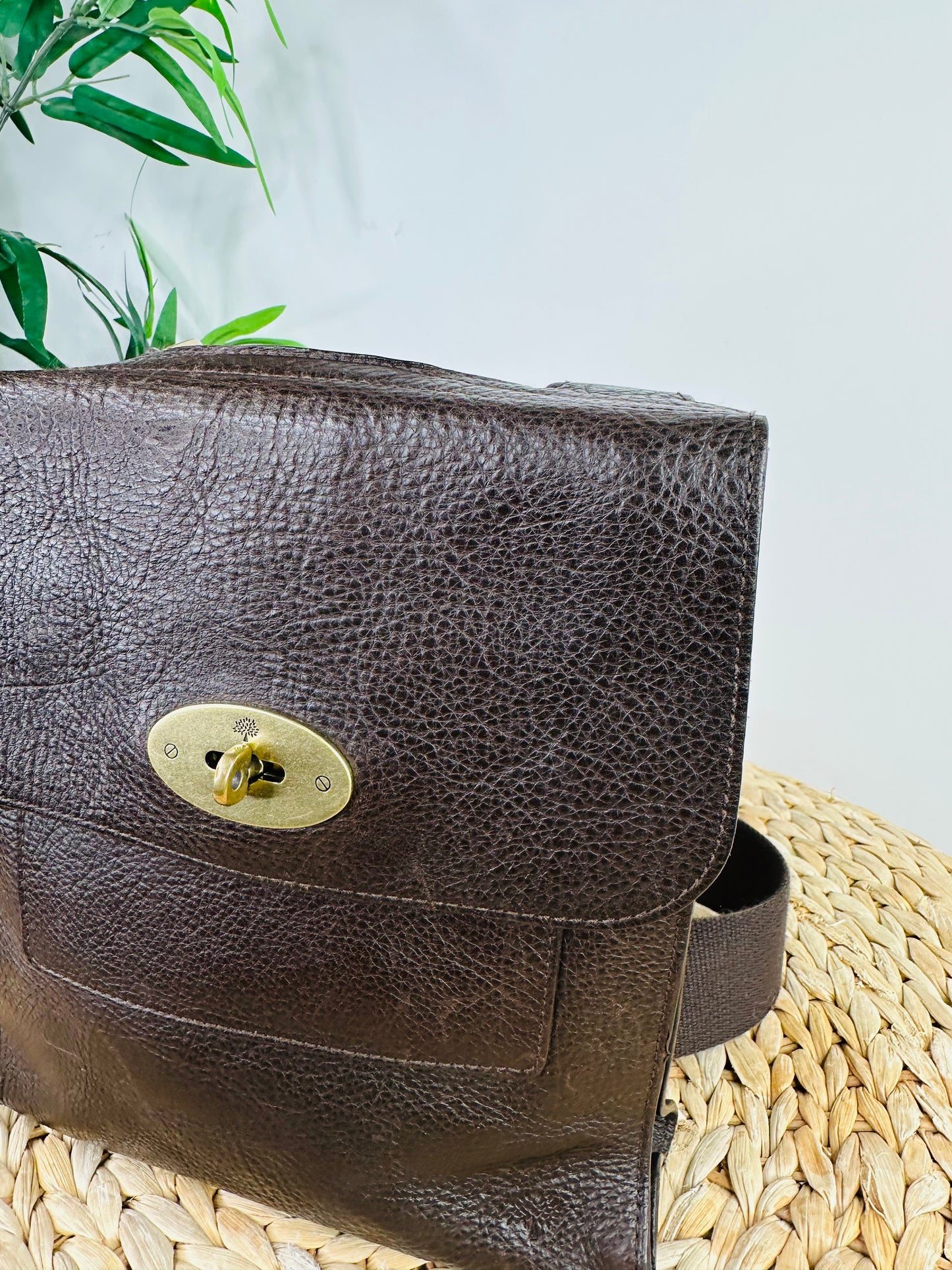 Leather Messenger Bag