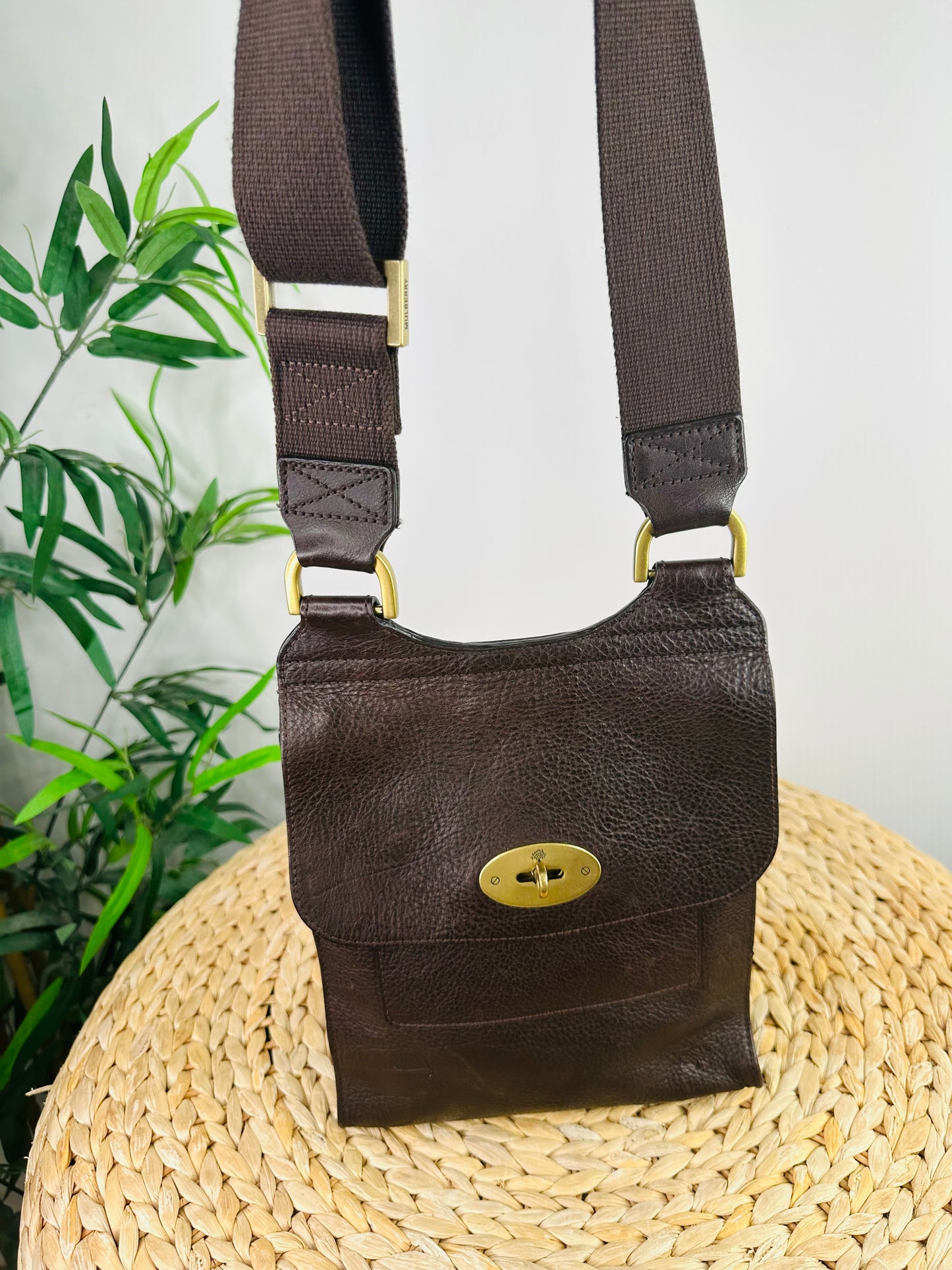 Leather Messenger Bag