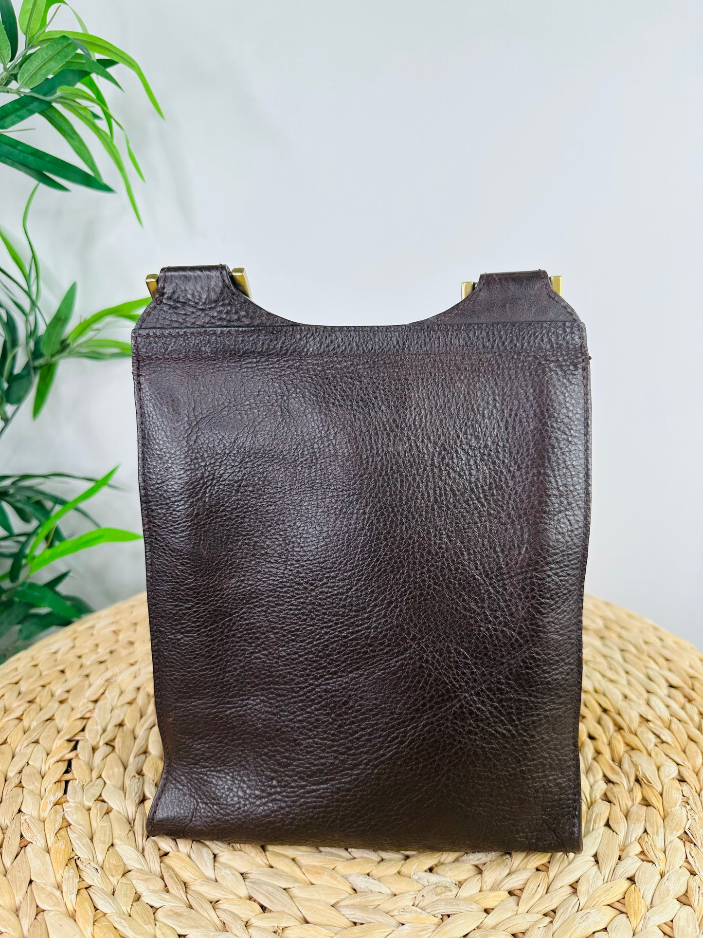 Leather Messenger Bag