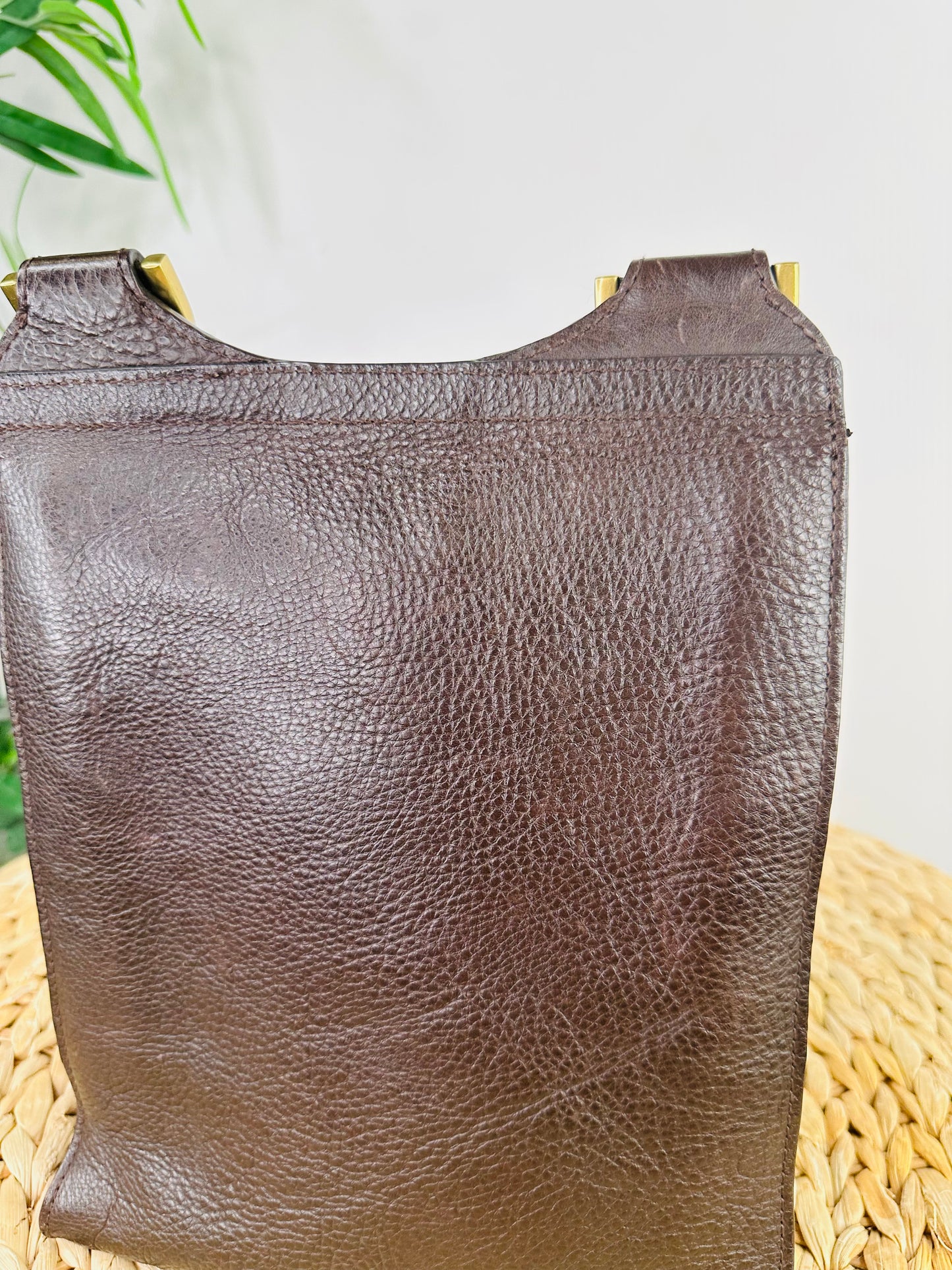Leather Messenger Bag