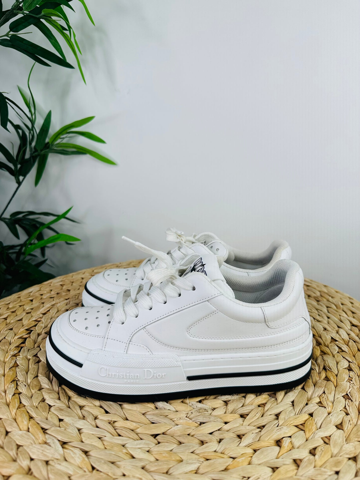 Leather Trainers - Size 36