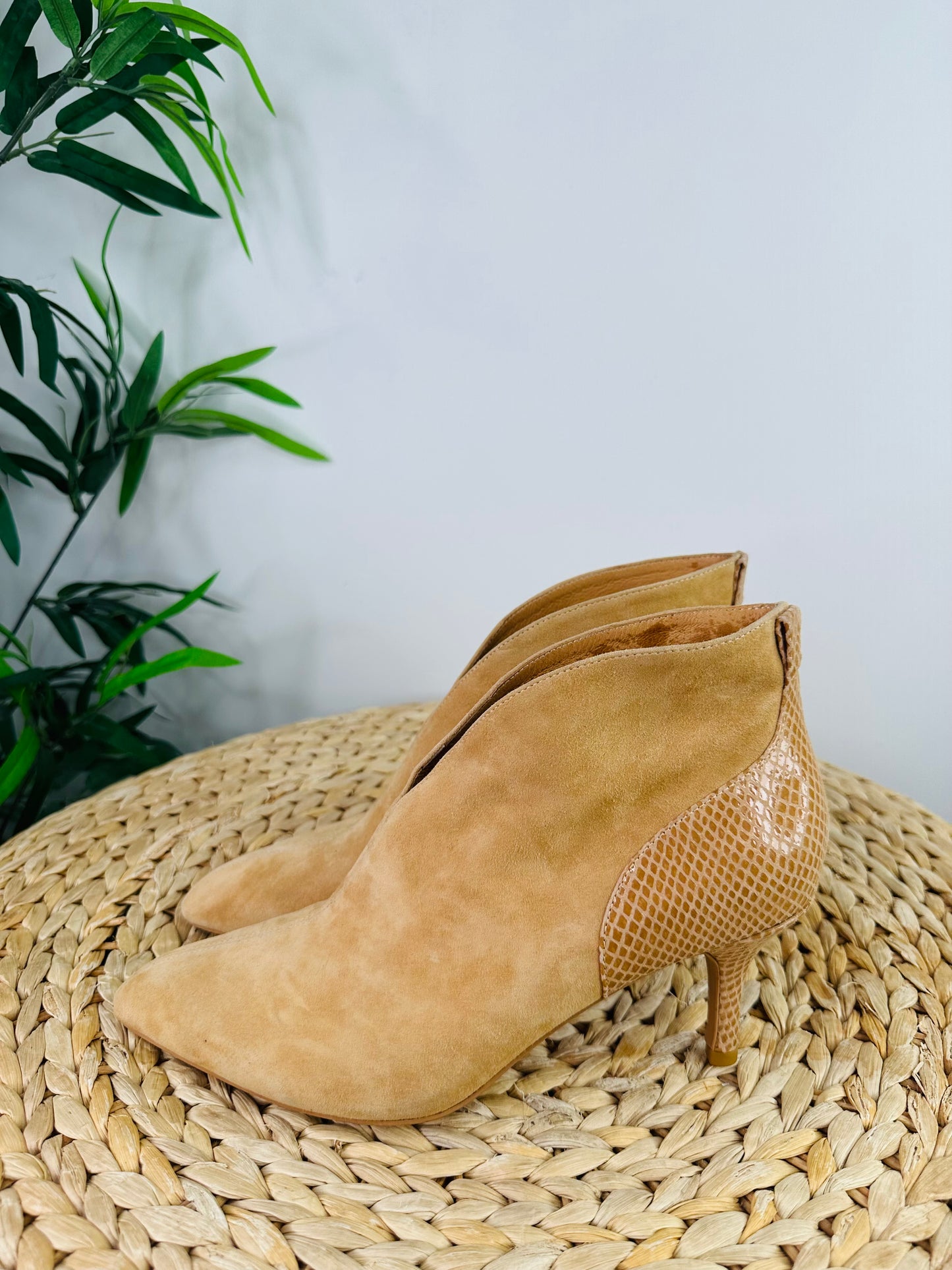 Suede Valentine Boots - Size 39