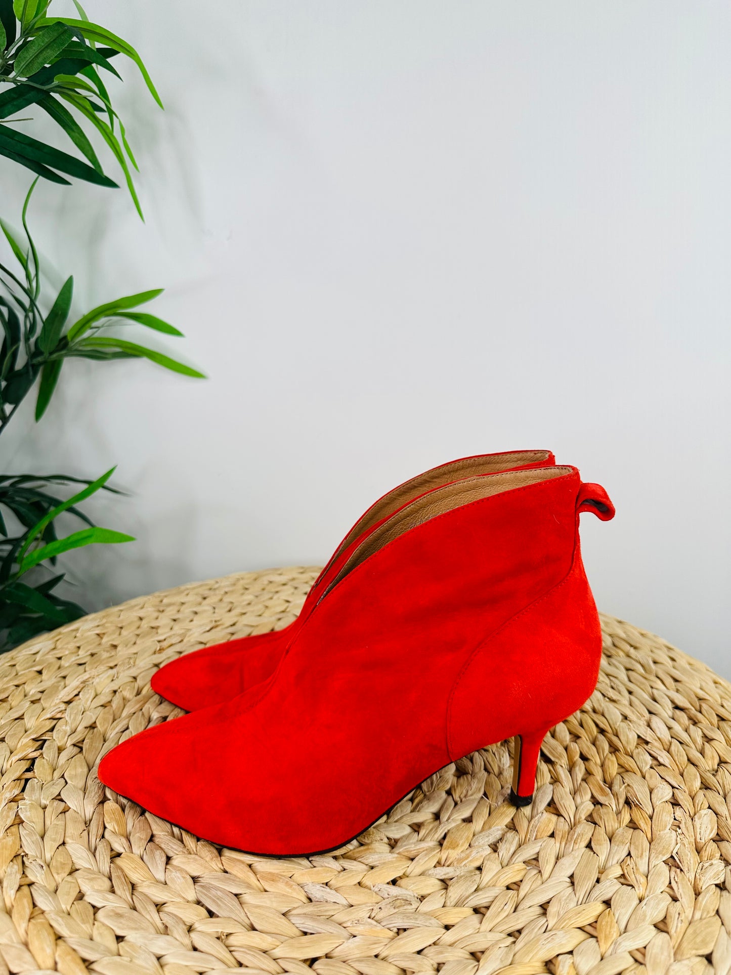 Suede Valentine Boots - Size 38