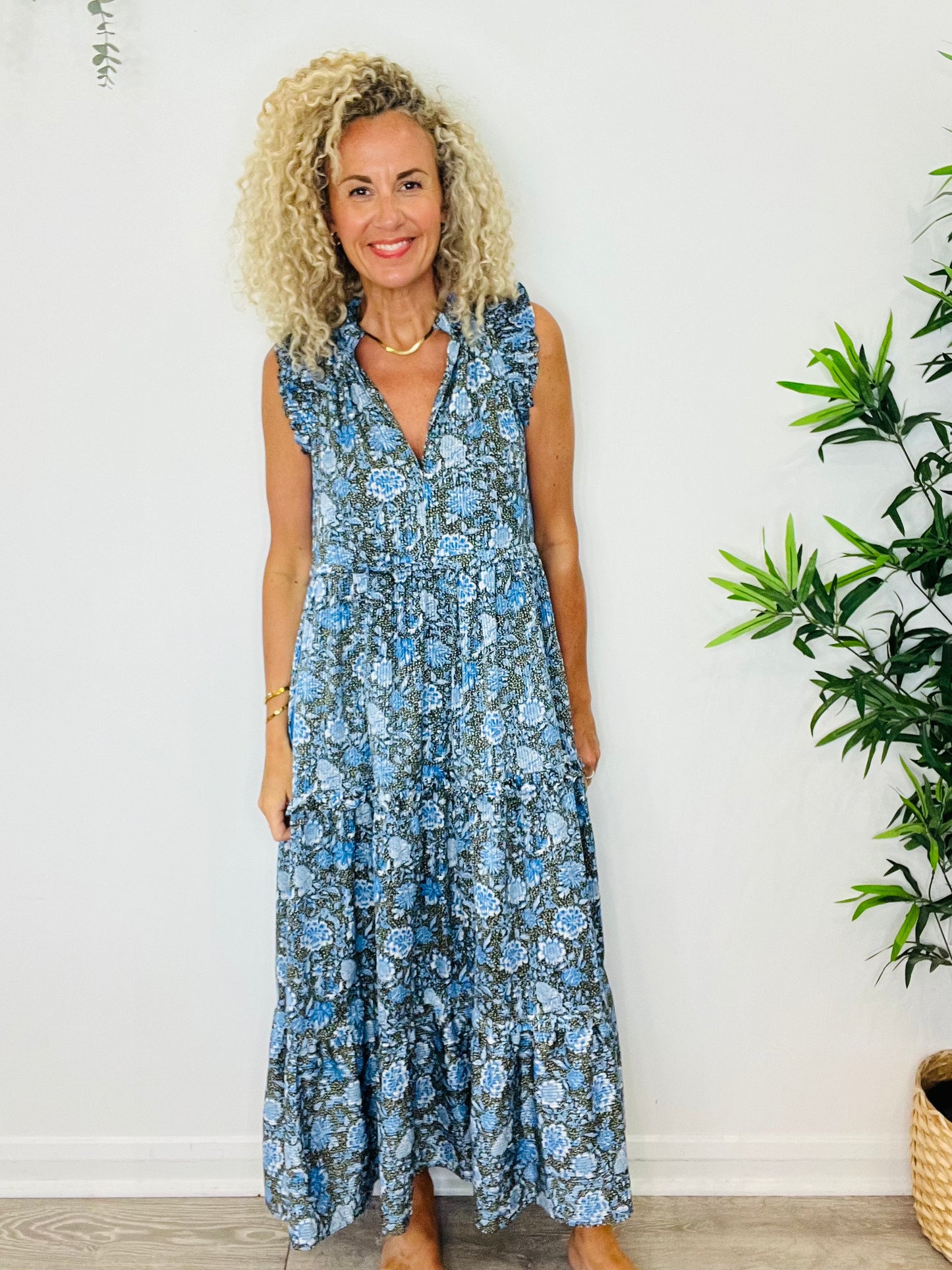 Floral Tiered Dress - Size 10
