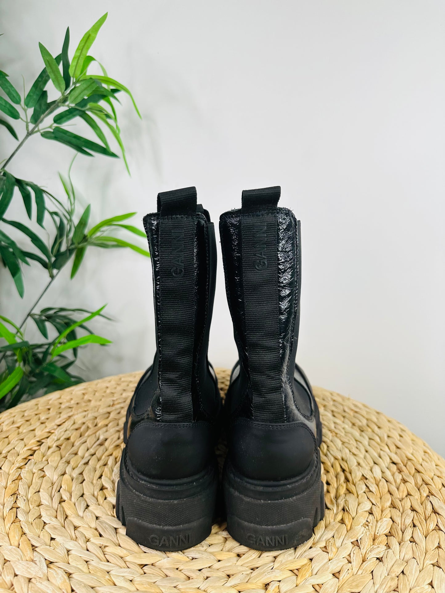 Chunky Leather Boots - Size 41