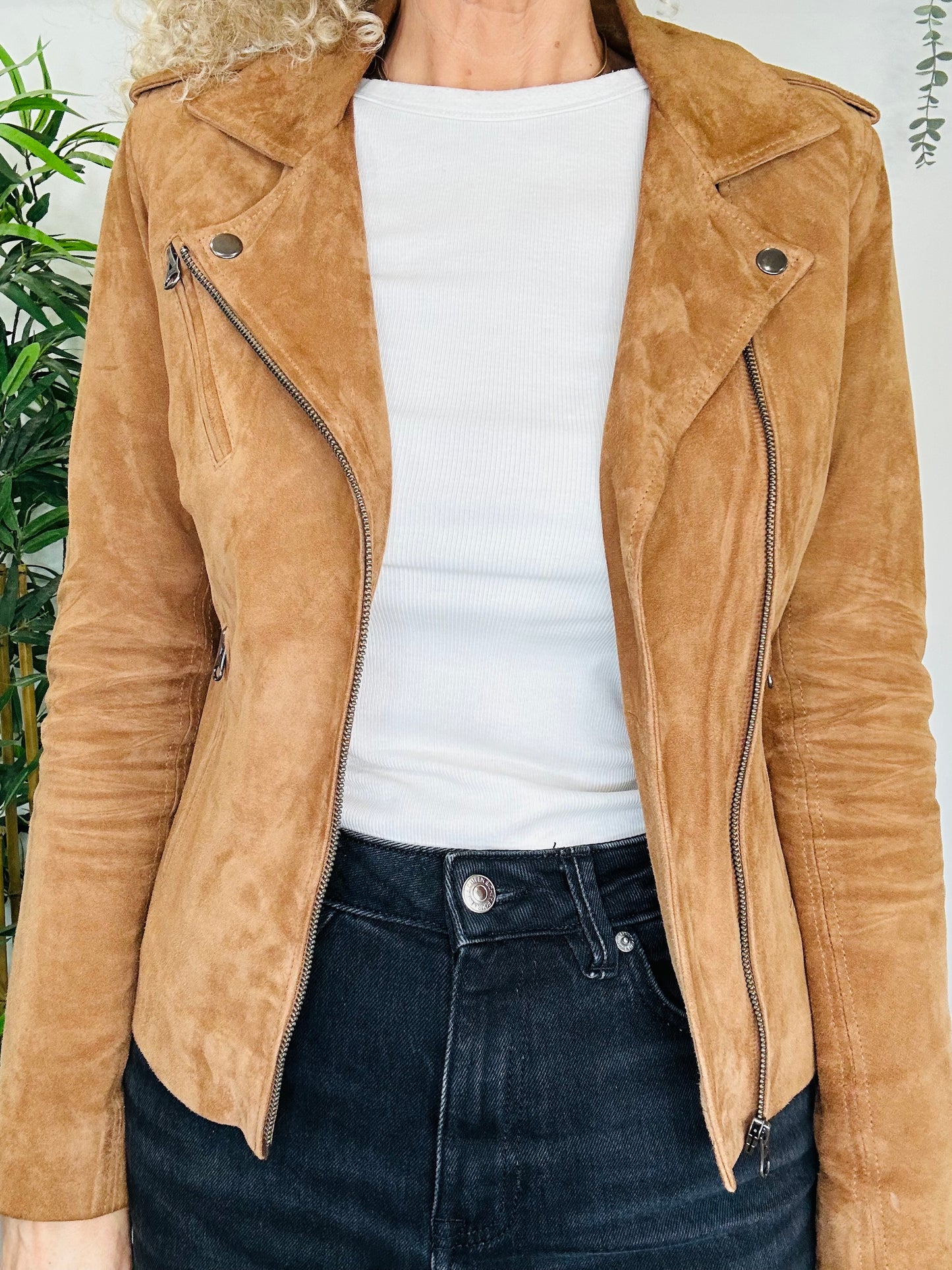 Suede Jacket - Size 8