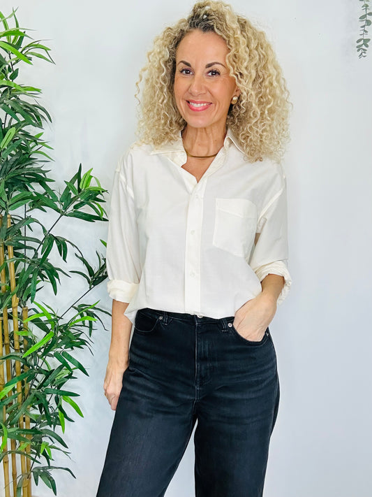 Silk Blend Shirt - Size S