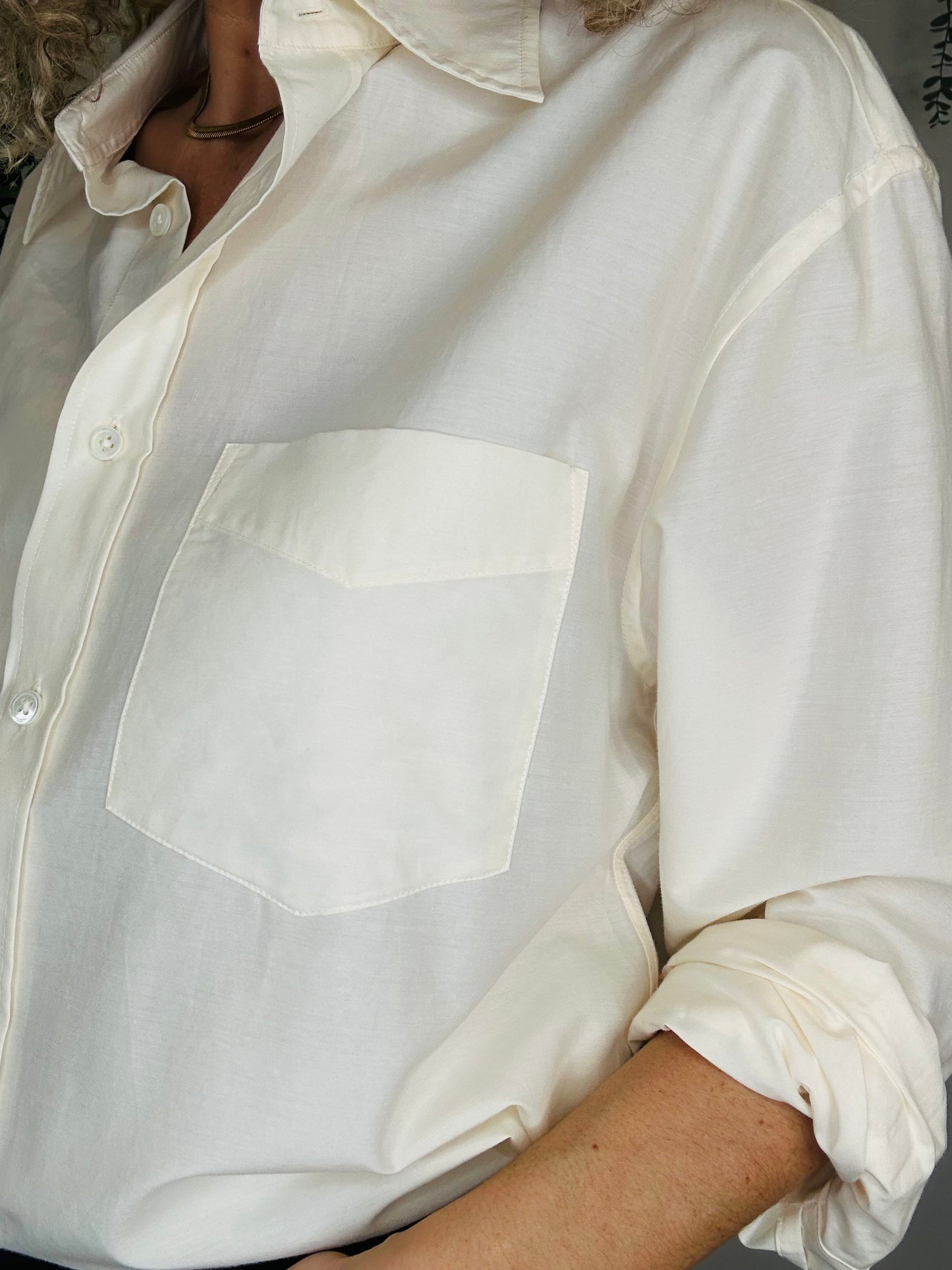 Silk Blend Shirt - Size S