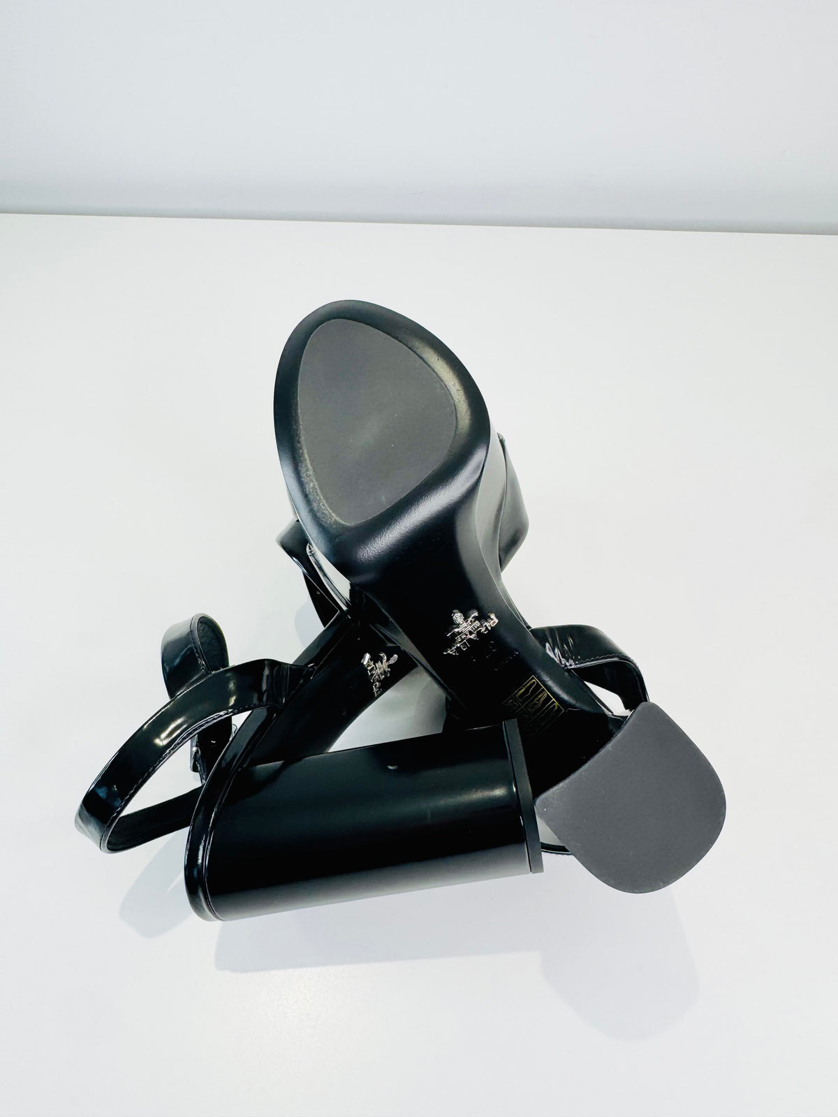 Leather Platform Sandals - Size 37.5