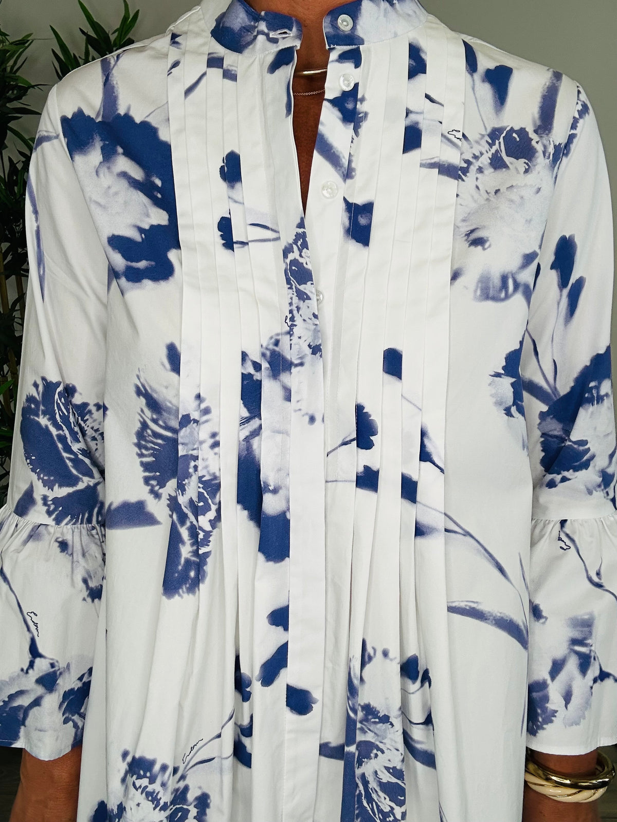 Patterned Cotton Dress - Size 8