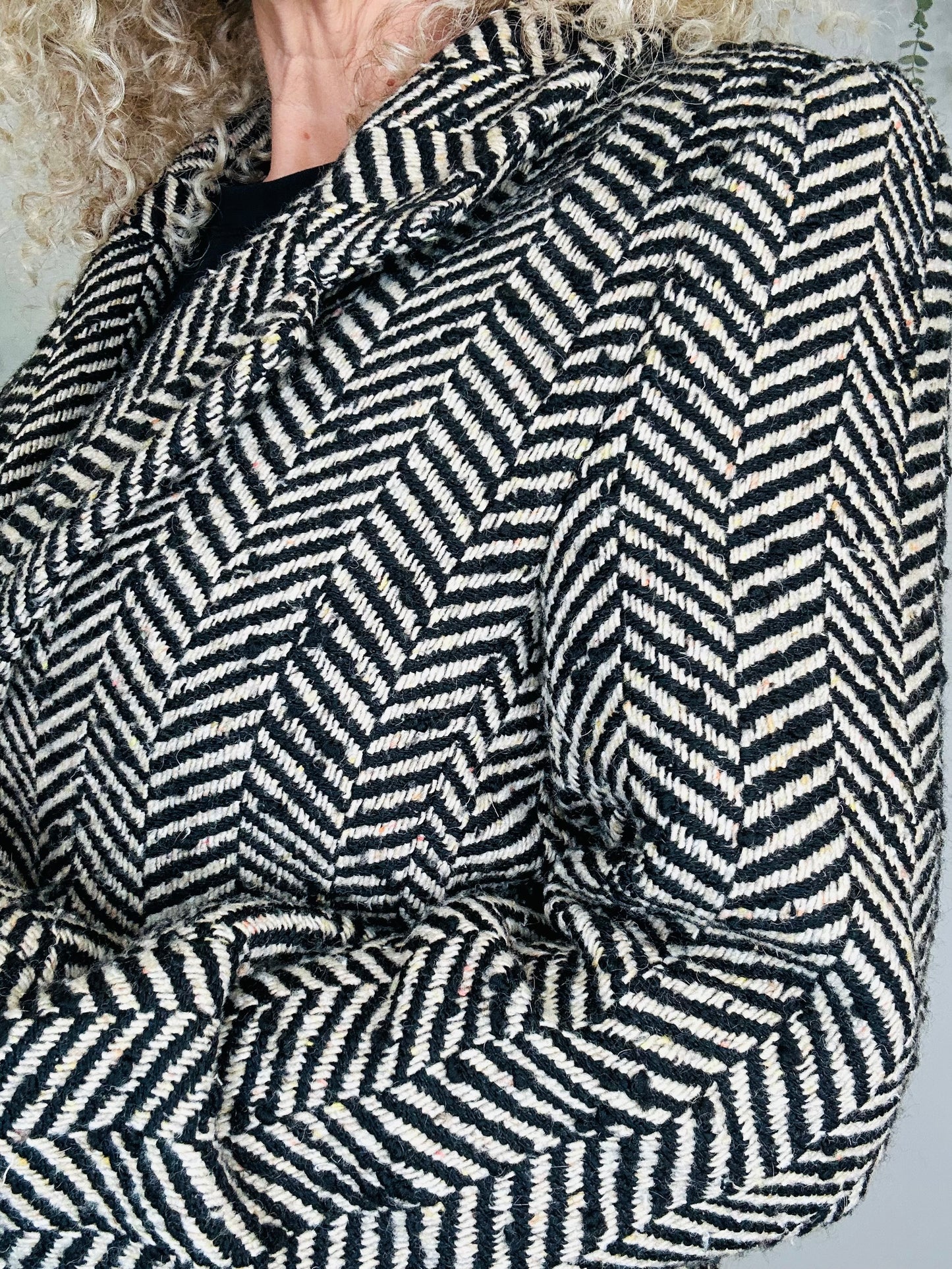 Herringbone Blazer - Size M