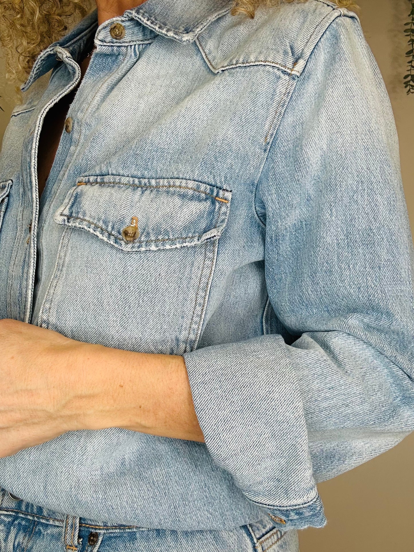 Denim Shirt - Size L