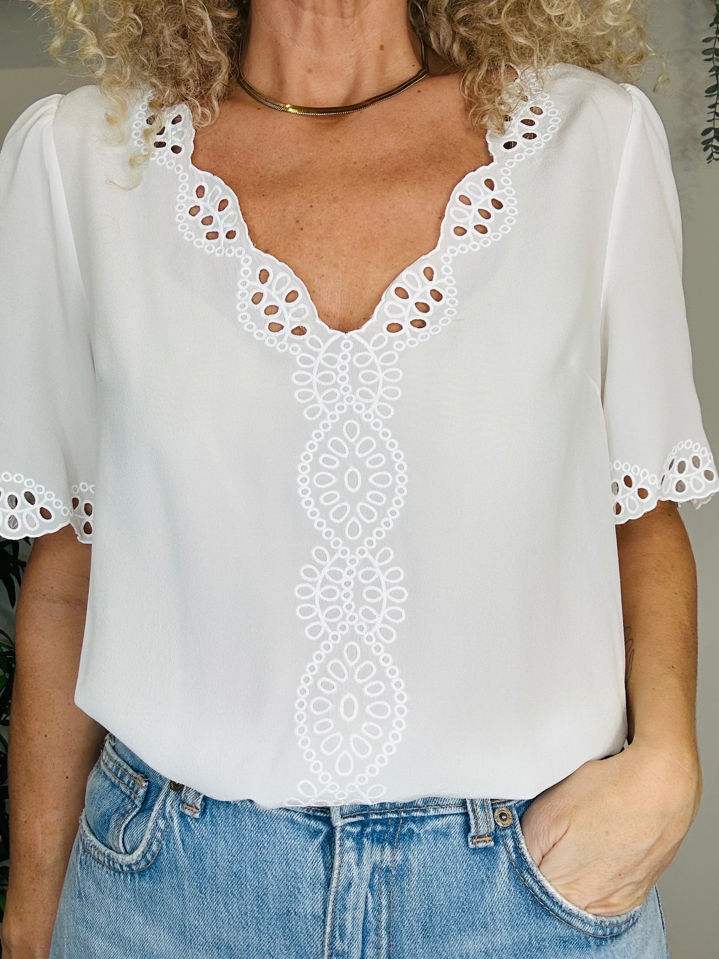 Silk Blouse - Size 42