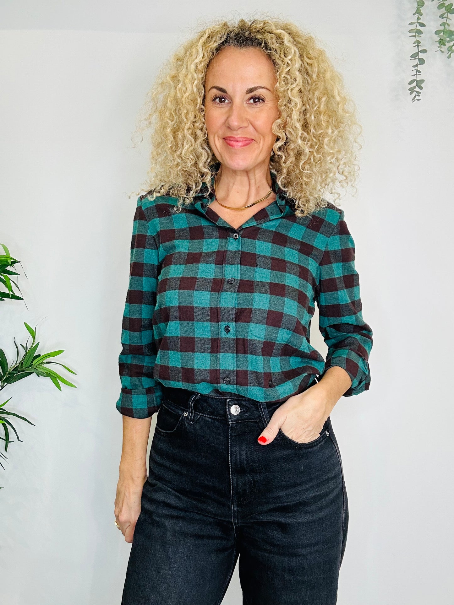 Check Shirt - Size S