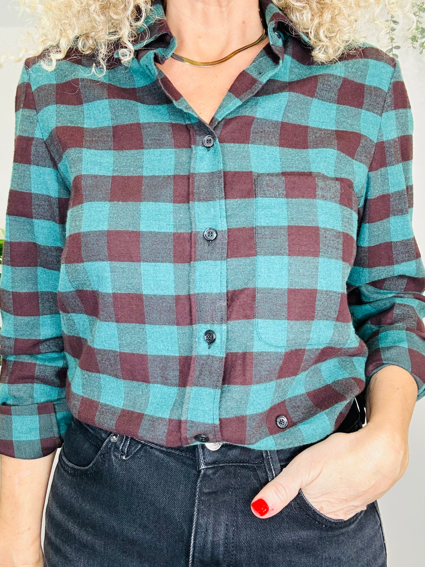 Check Shirt - Size S