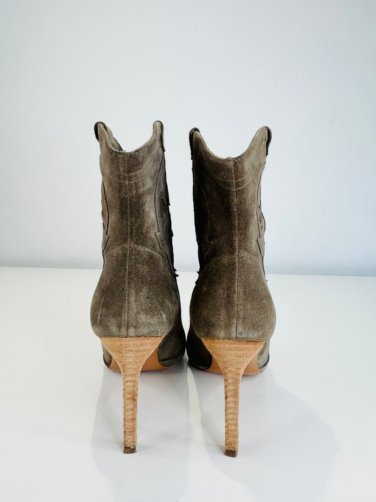 Caitlin Suede Boots - Size 38