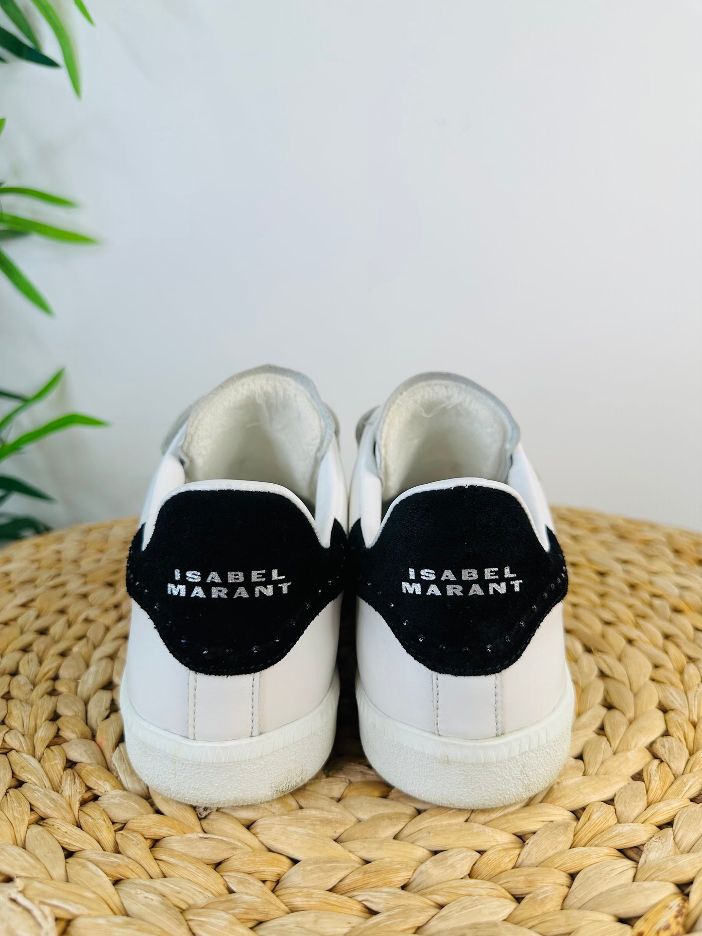 Beth Leather Trainers - Size 40