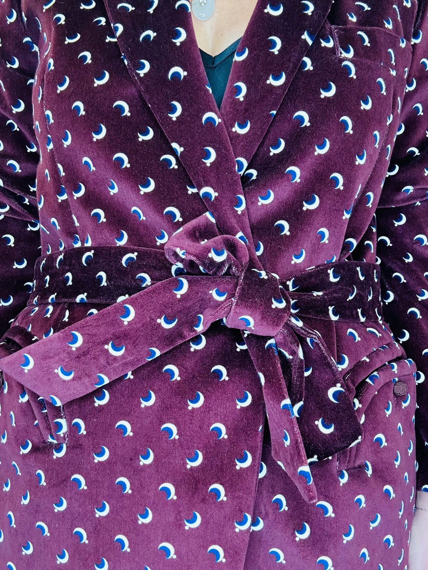 Velvet Robe Blazer - Size II