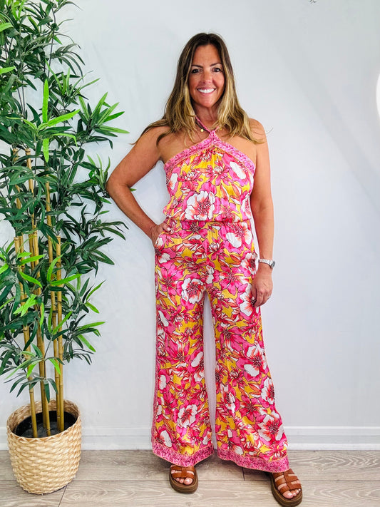Patterned Jumpsuit - Size S