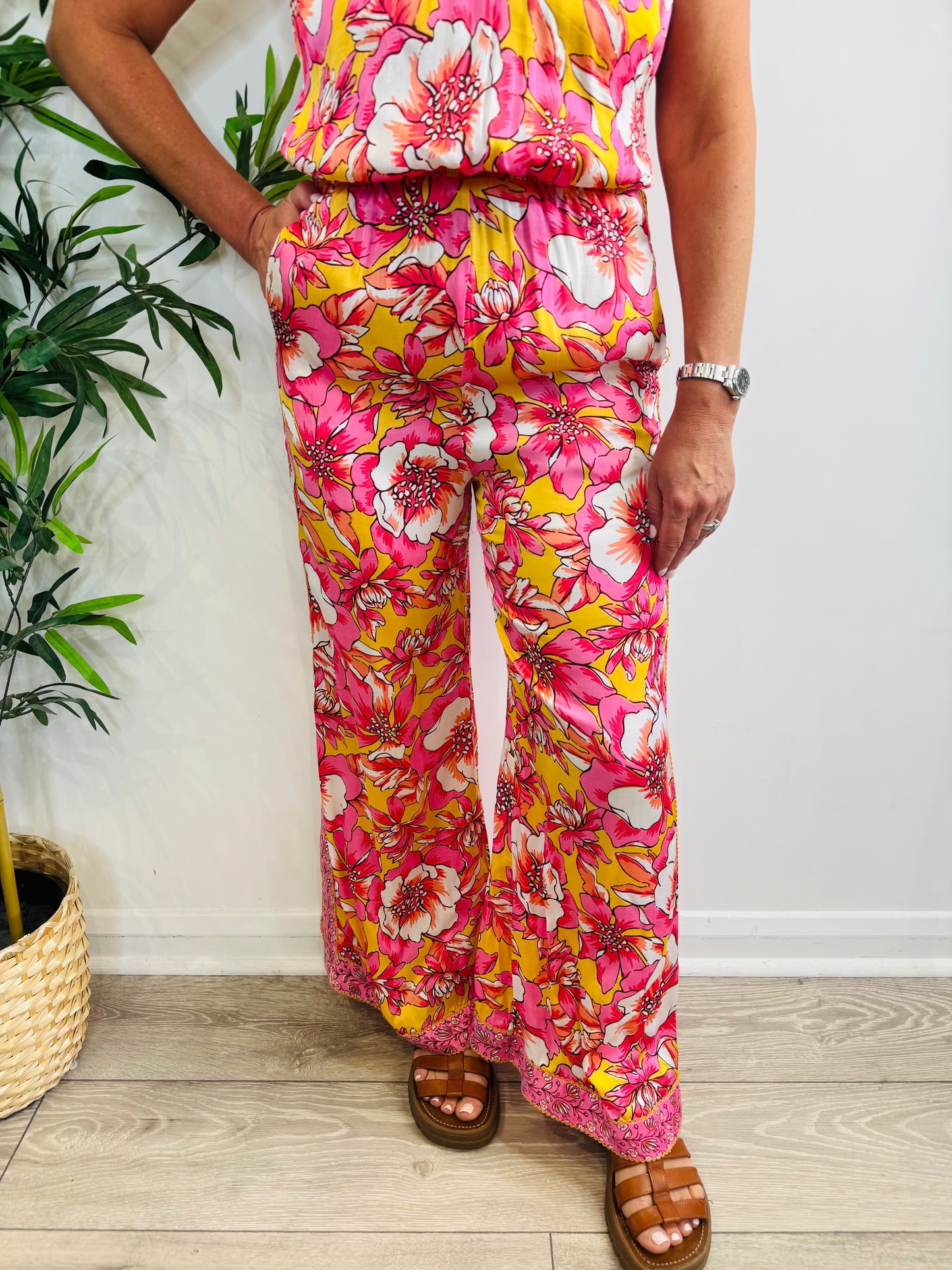 Patterned Jumpsuit - Size S