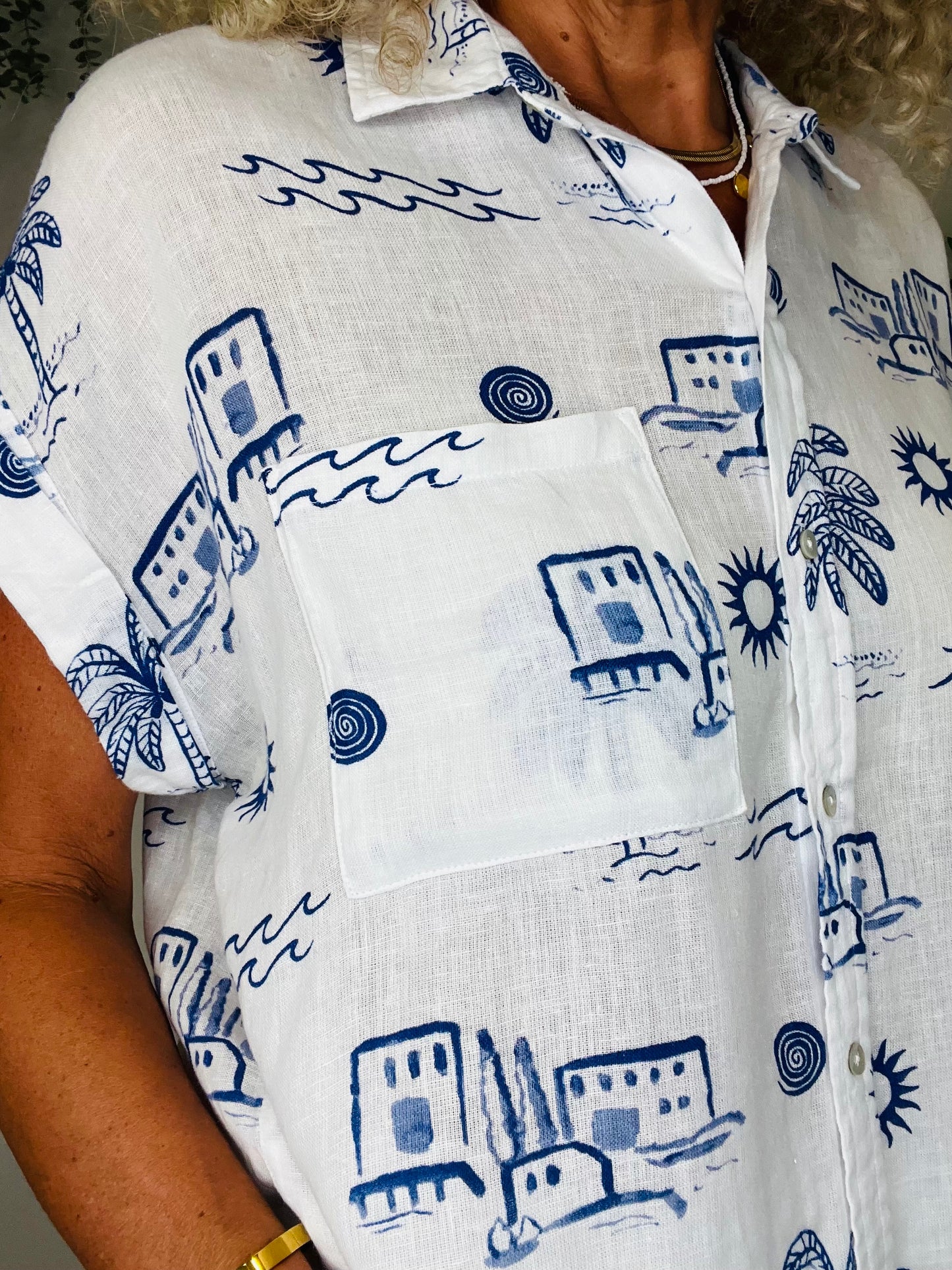 Linen Shirt - Size M