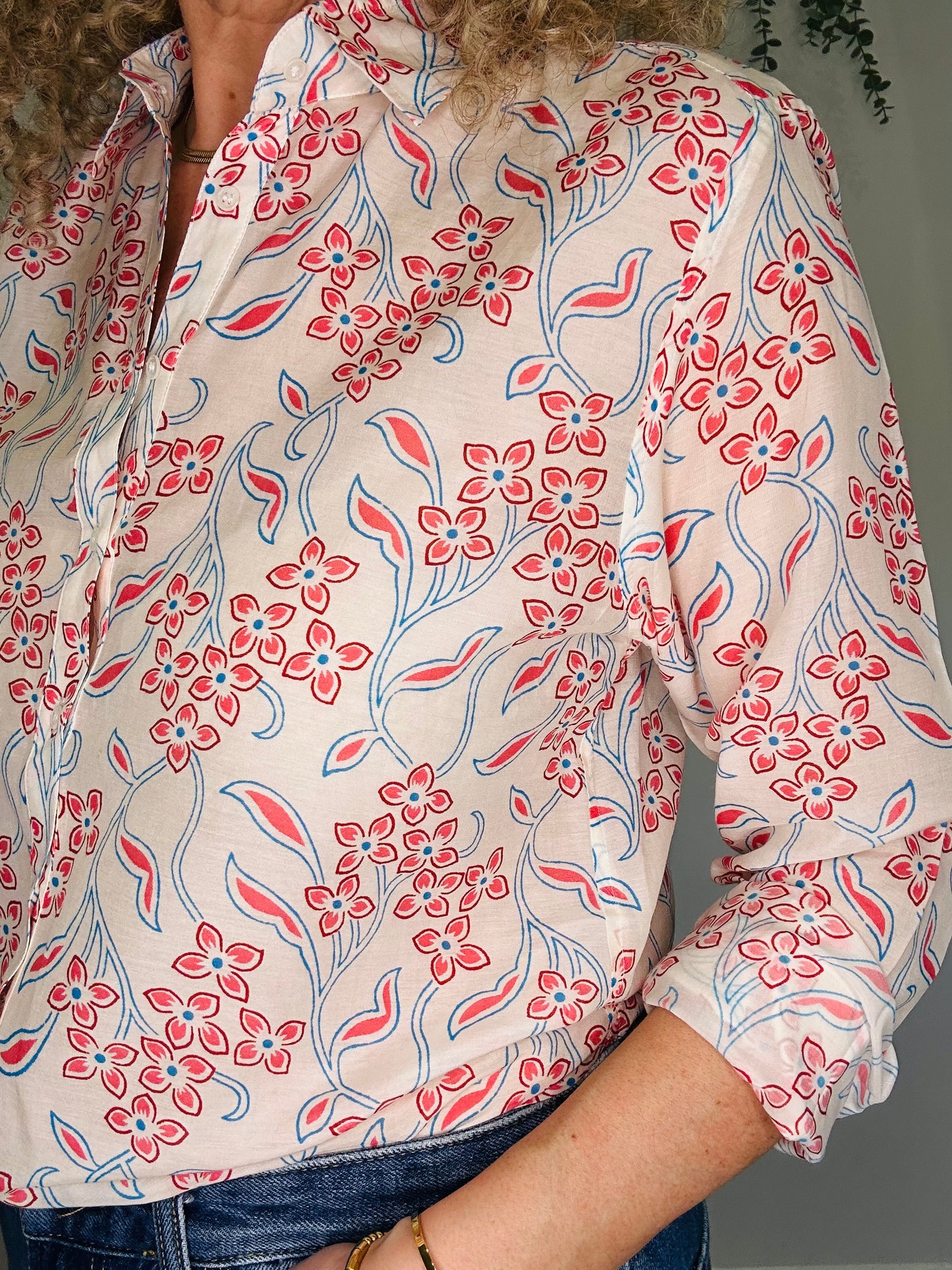 Floral Shirt - Size XS