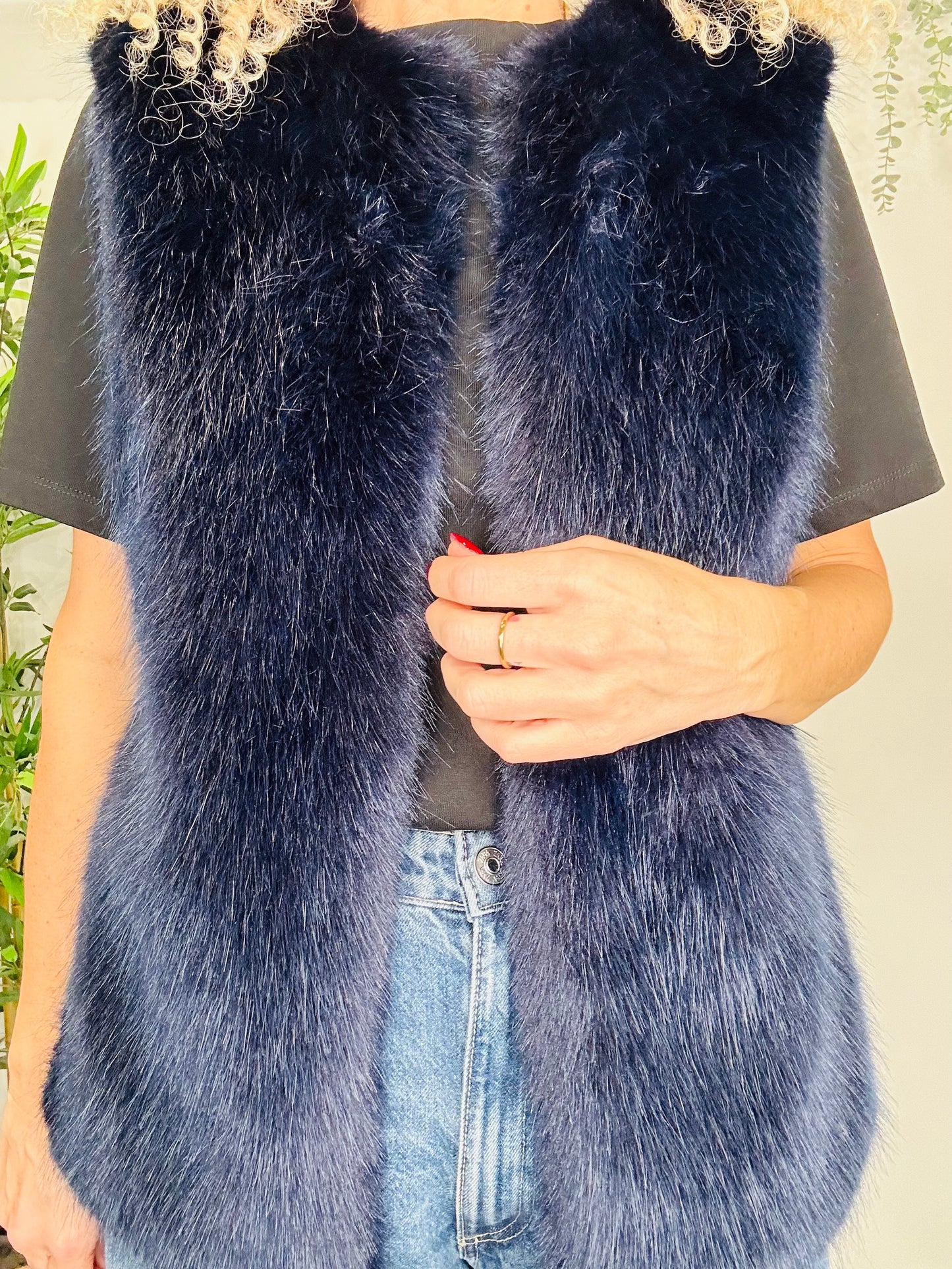 Faux Fur Gilet - O/S
