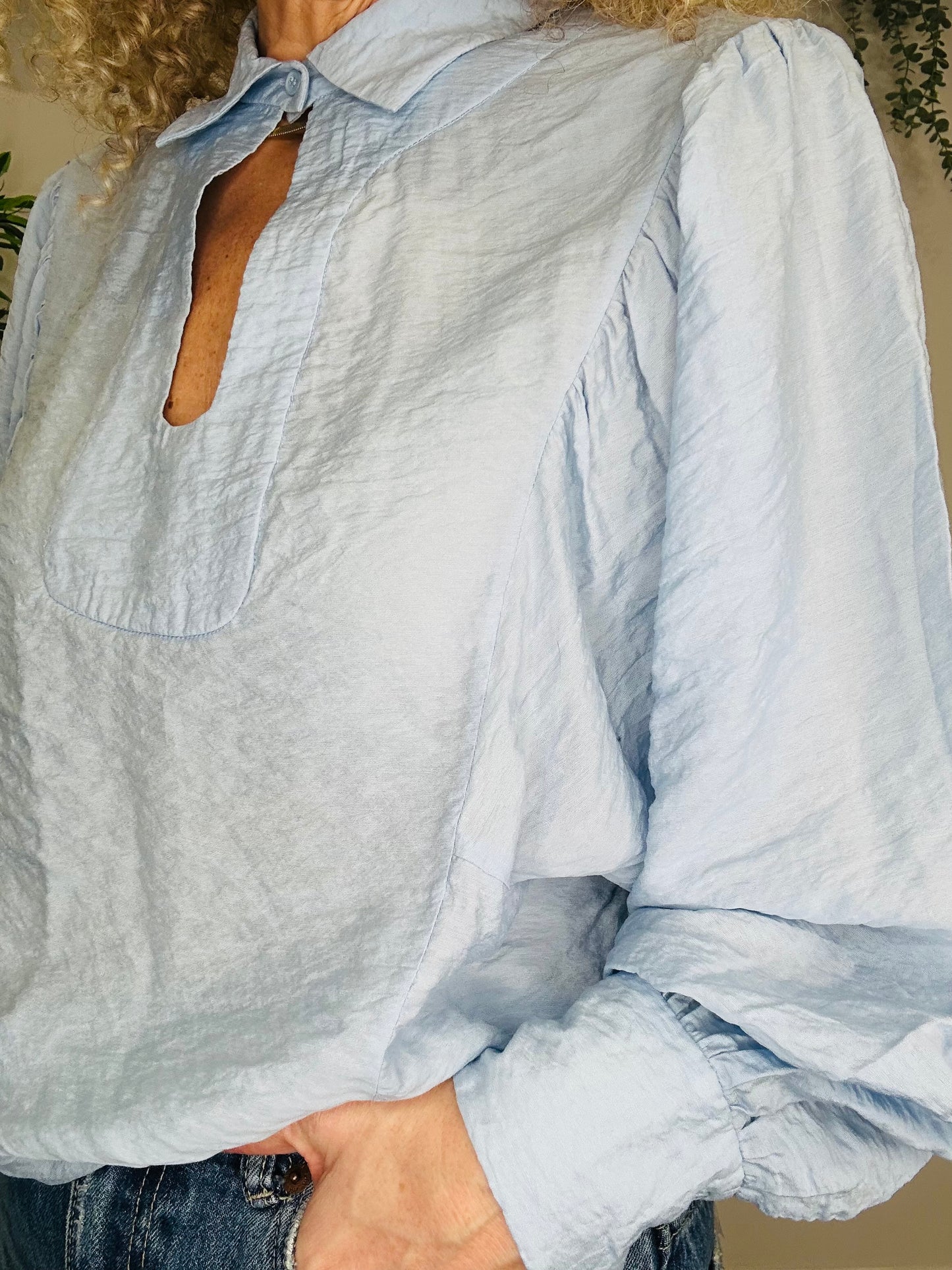 Crinkle Blouse - Size 34