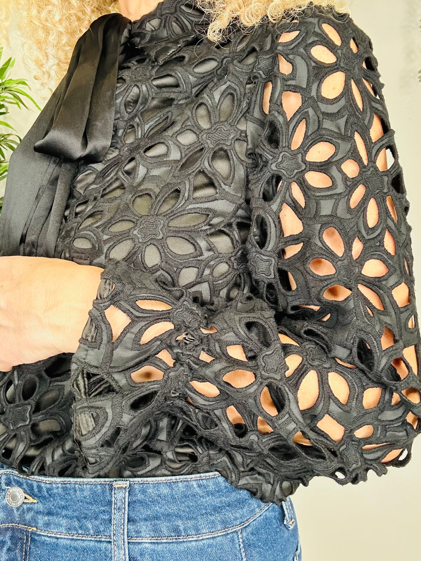 Broderie Blouse - Size XS