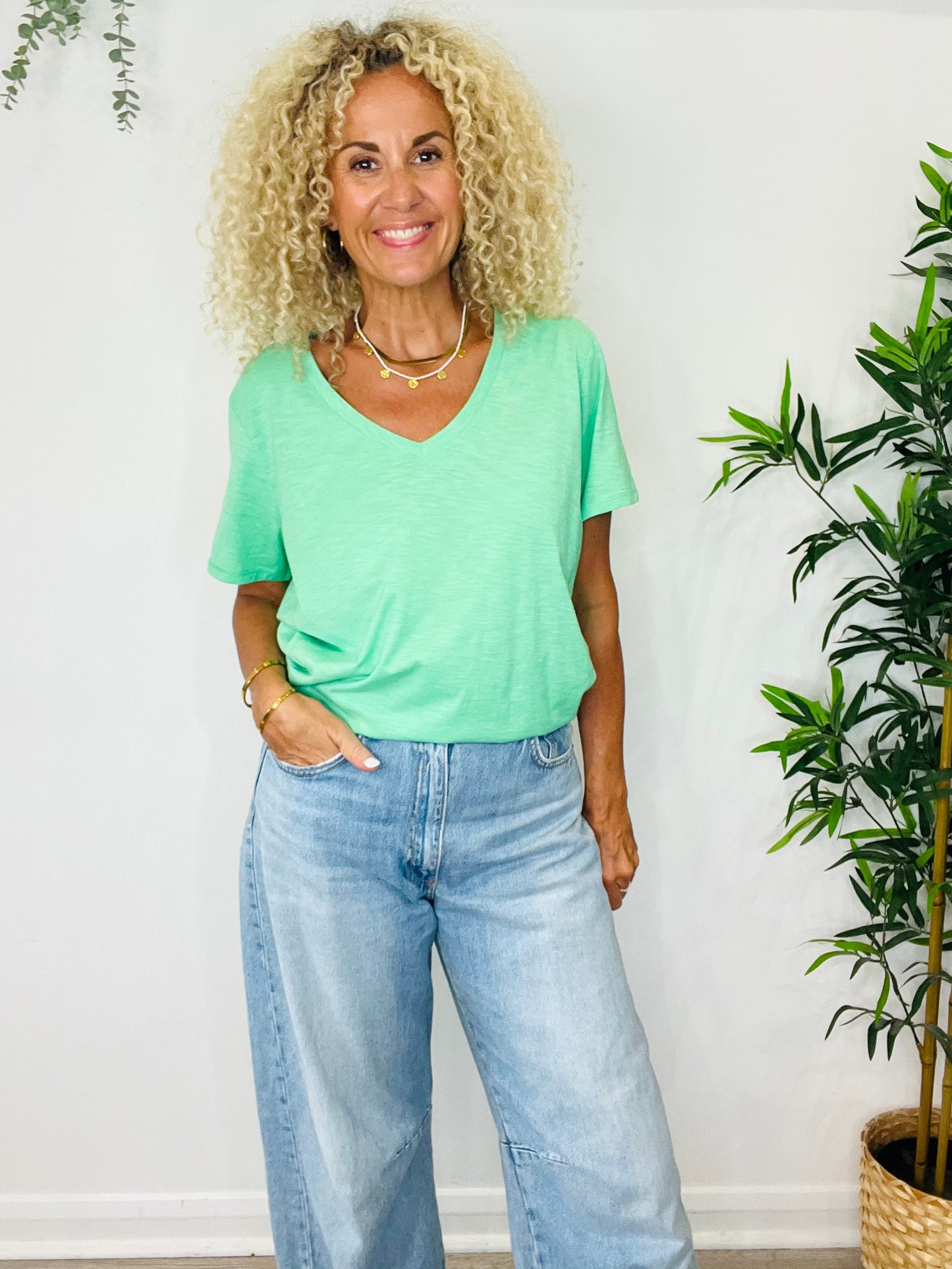 V-Neck Tee - Size L