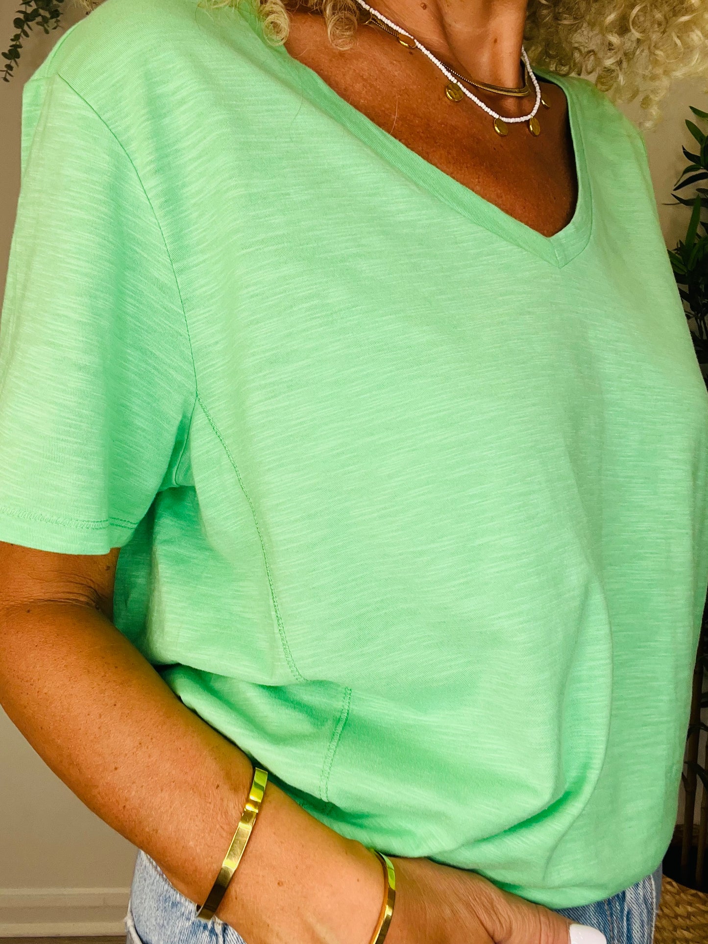 V-Neck Tee - Size L