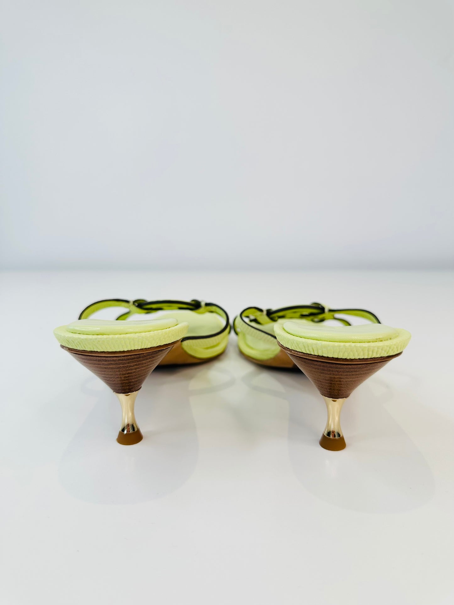 Logo Leather Sandals - Size 38