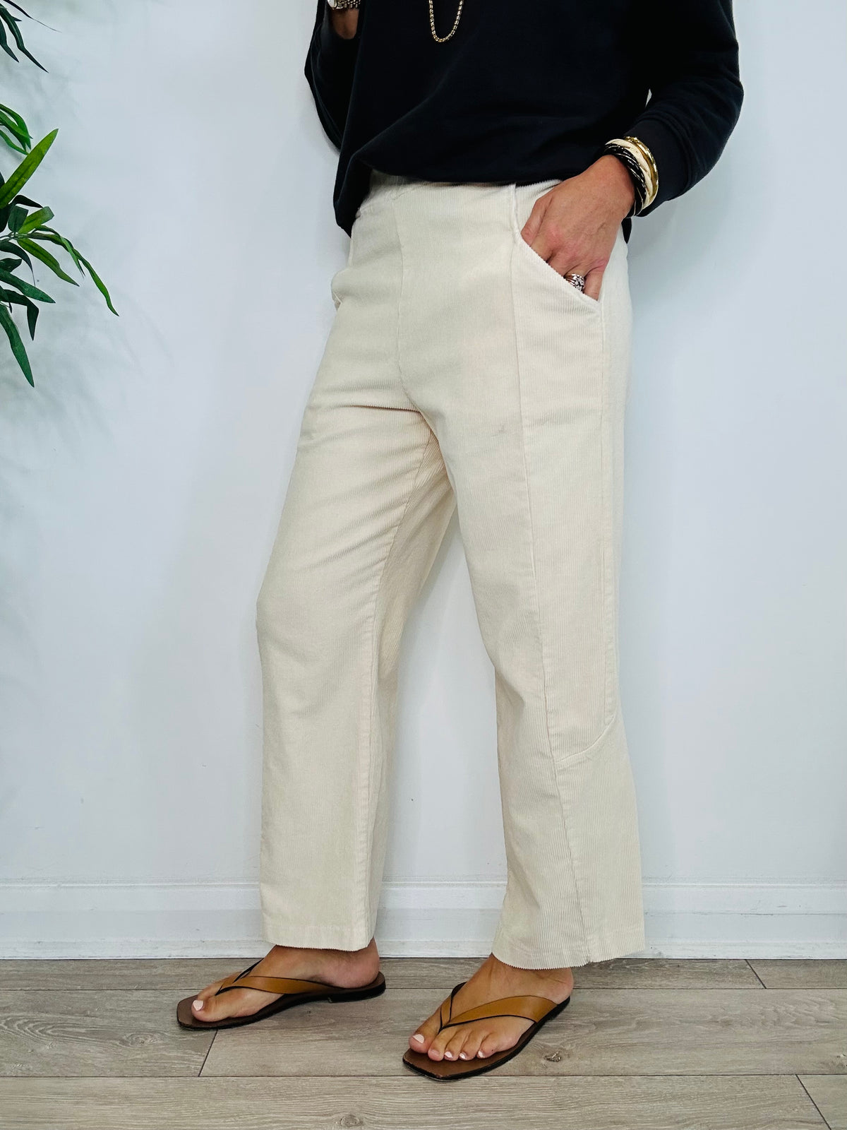 Corduroy Trousers - Size 36