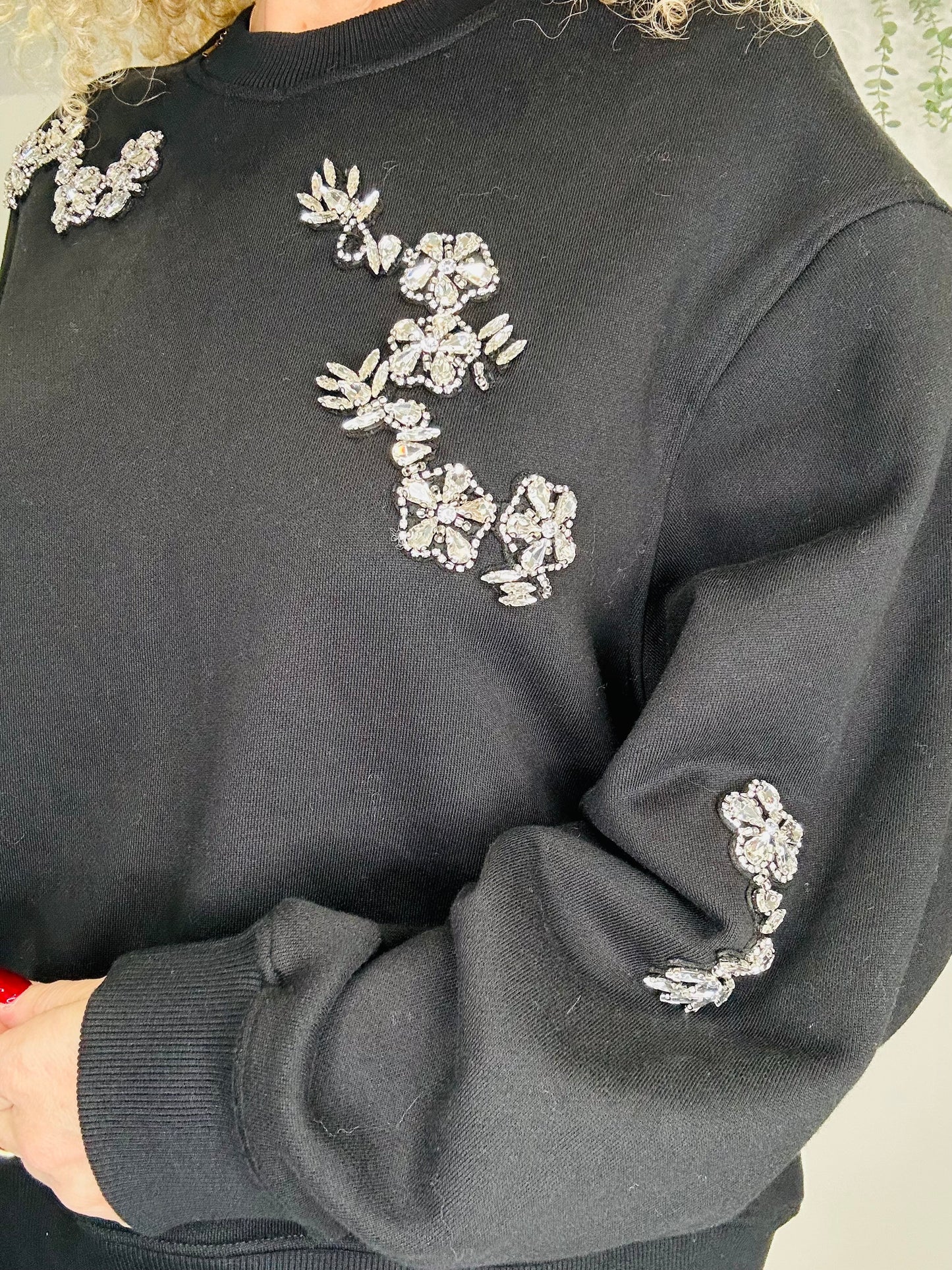 Embellished Sweatshirt - Size M